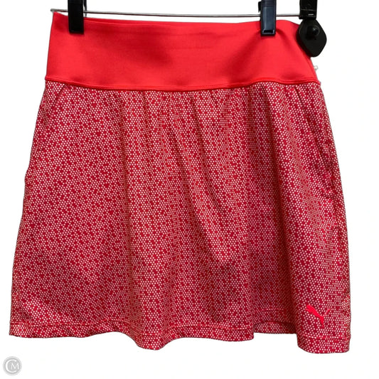 Athletic Skort By Puma In Pink, Size: S