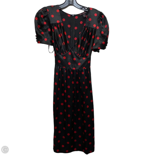 Dress Casual Short By Betsey Johnson In Black, Size: S