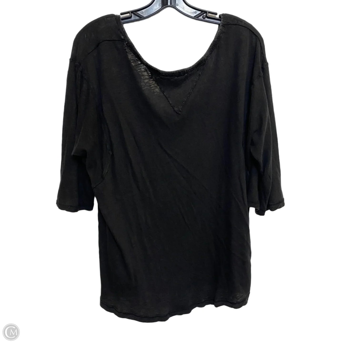 Top 3/4 Sleeve By We The Free In Black, Size: S