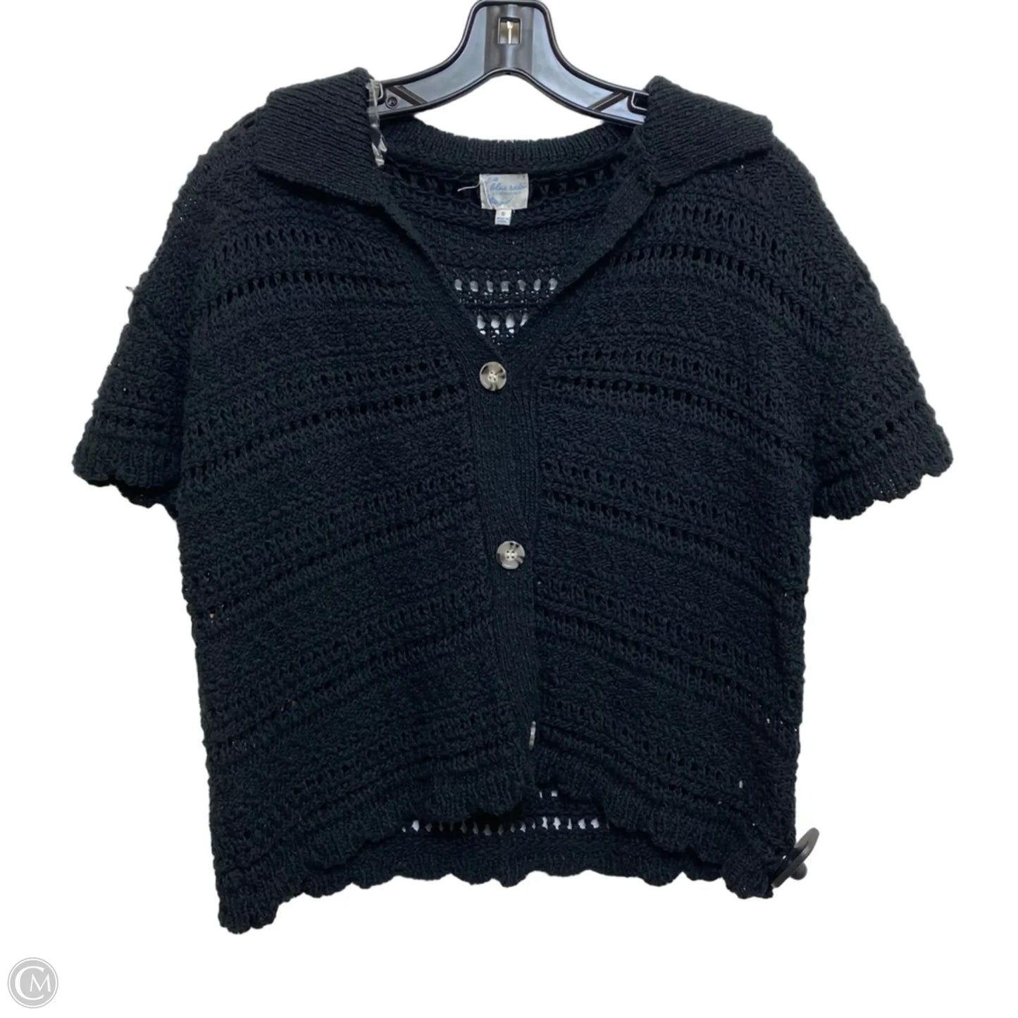 Top Short Sleeve By Francesca's In Black, Size: S