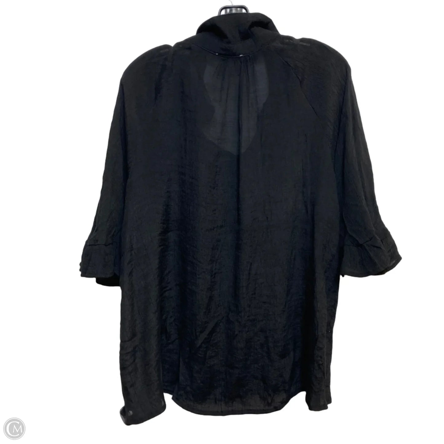 Top Short Sleeve By Umgee In Black, Size: L