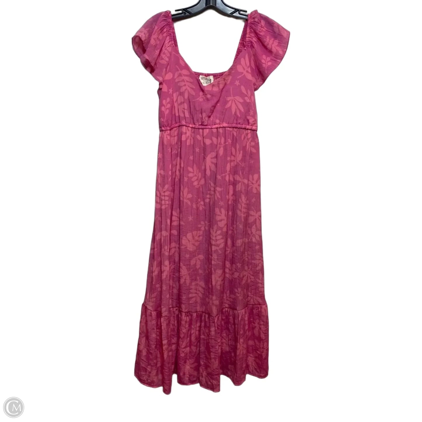 Dress Casual Midi By Just Found In Pink, Size: M