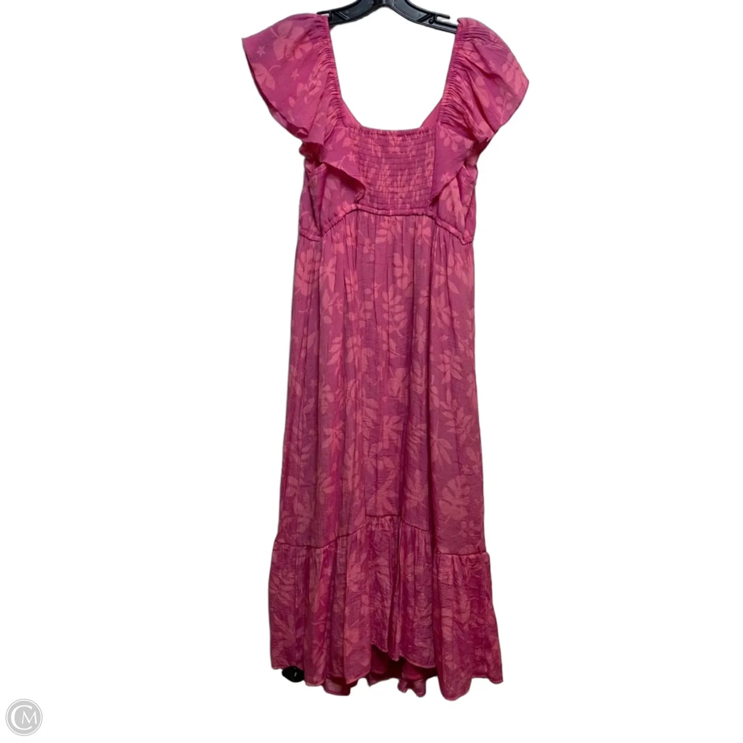 Dress Casual Midi By Just Found In Pink, Size: M