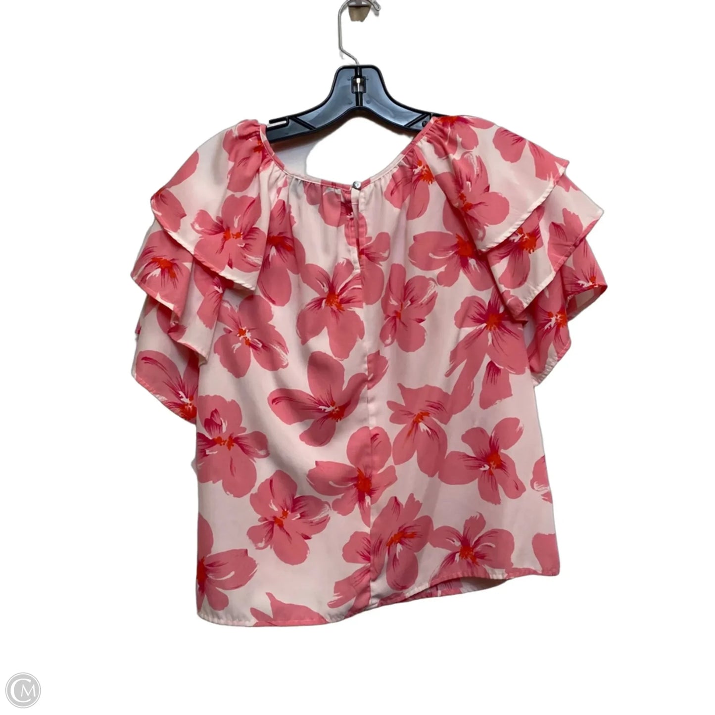 Top Short Sleeve By Alice Blue In Pink, Size: L