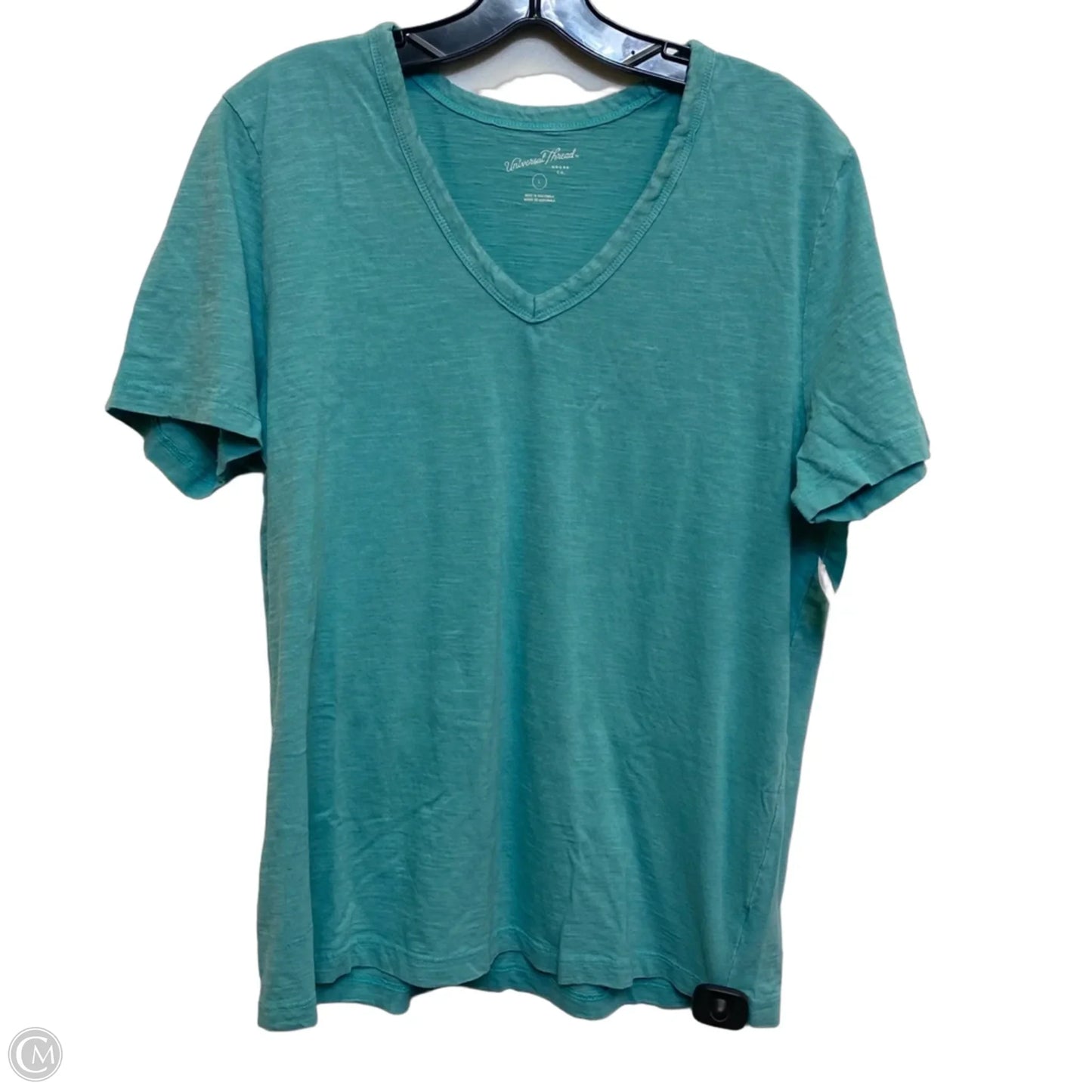 Top Short Sleeve By Universal Thread In Blue, Size: L