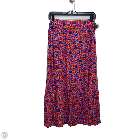Skirt Midi By Skies Are Blue In Multi-colored, Size: M
