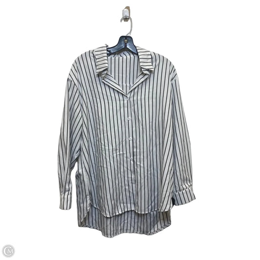 Top Long Sleeve By Shein In White, Size: 1x