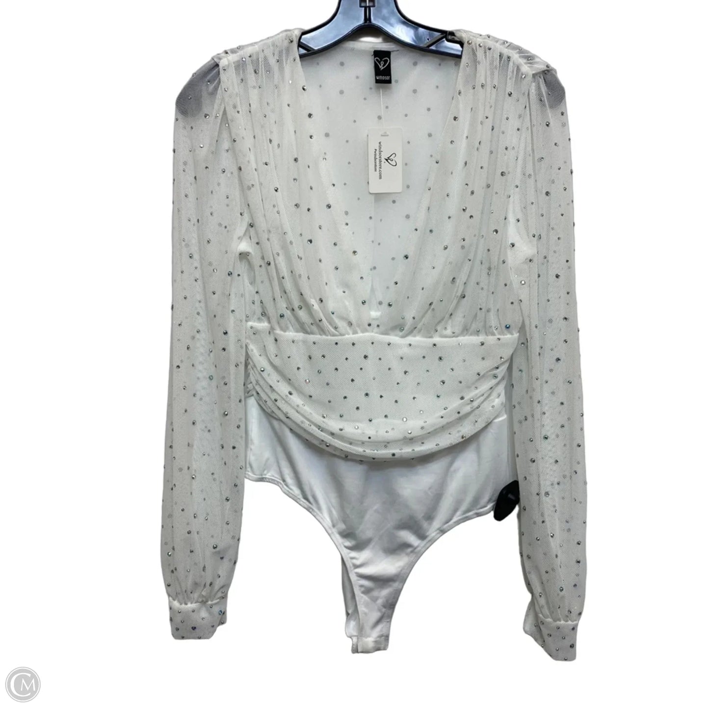Bodysuit By Windsor In White, Size: M