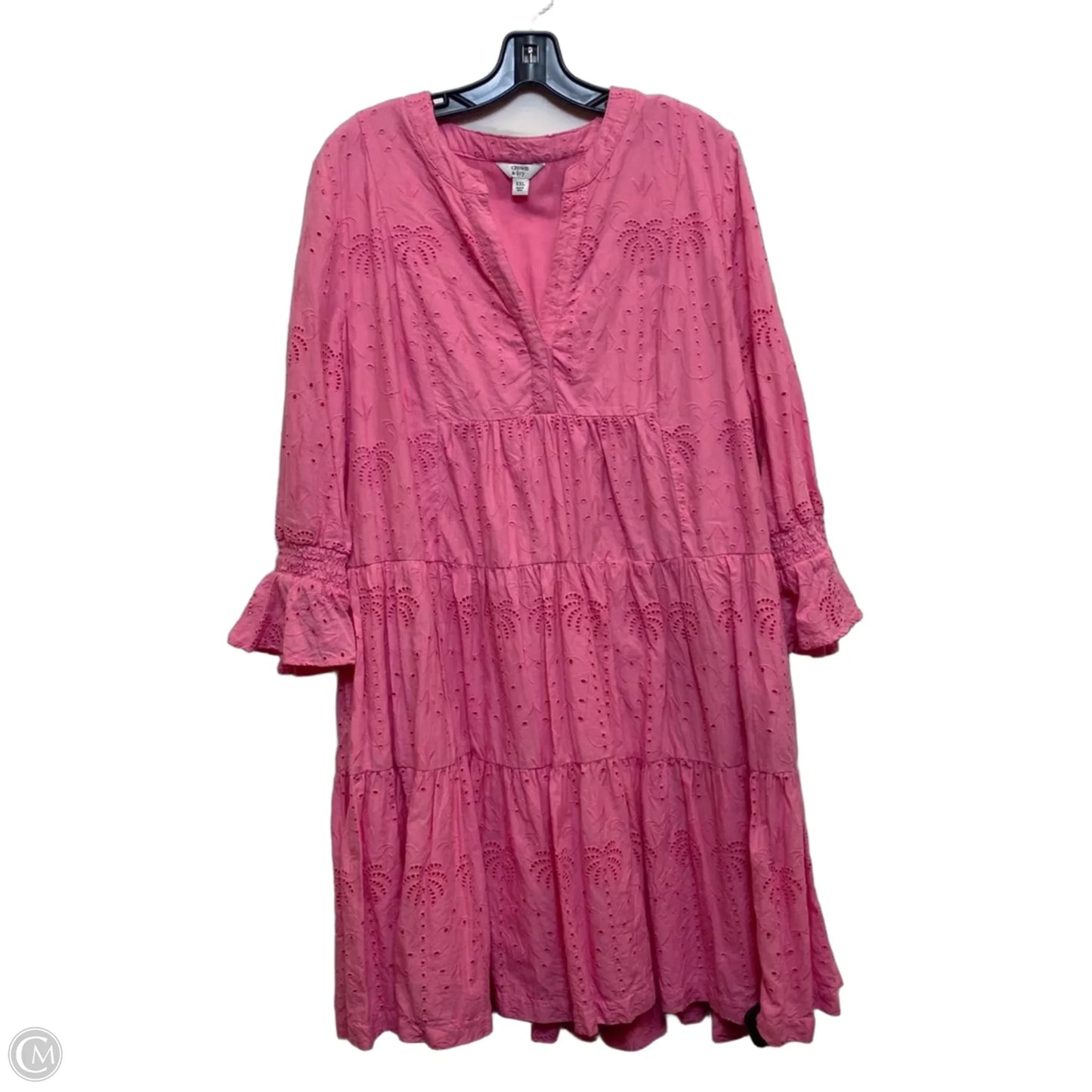 Dress Casual Short By Crown And Ivy In Pink, Size: Xxl