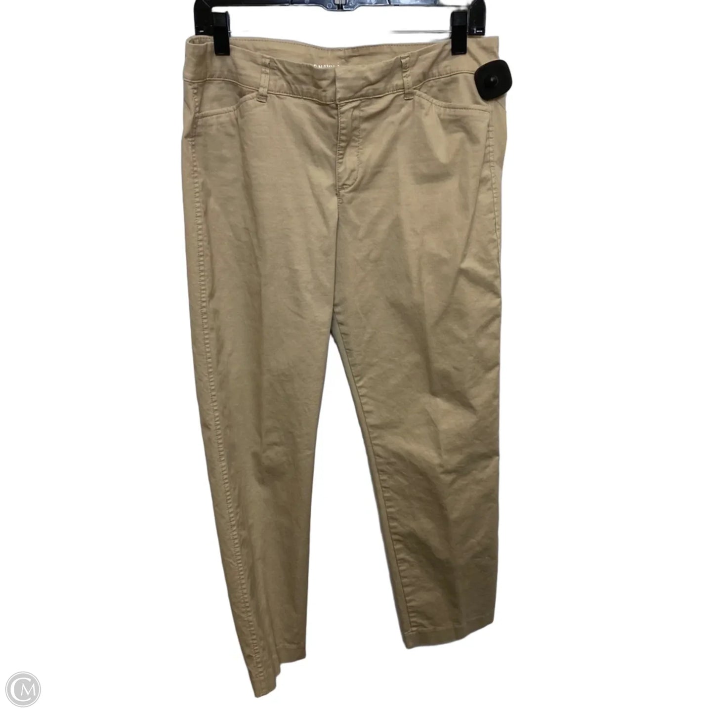 Jeans Cropped By Old Navy In Tan, Size: 10