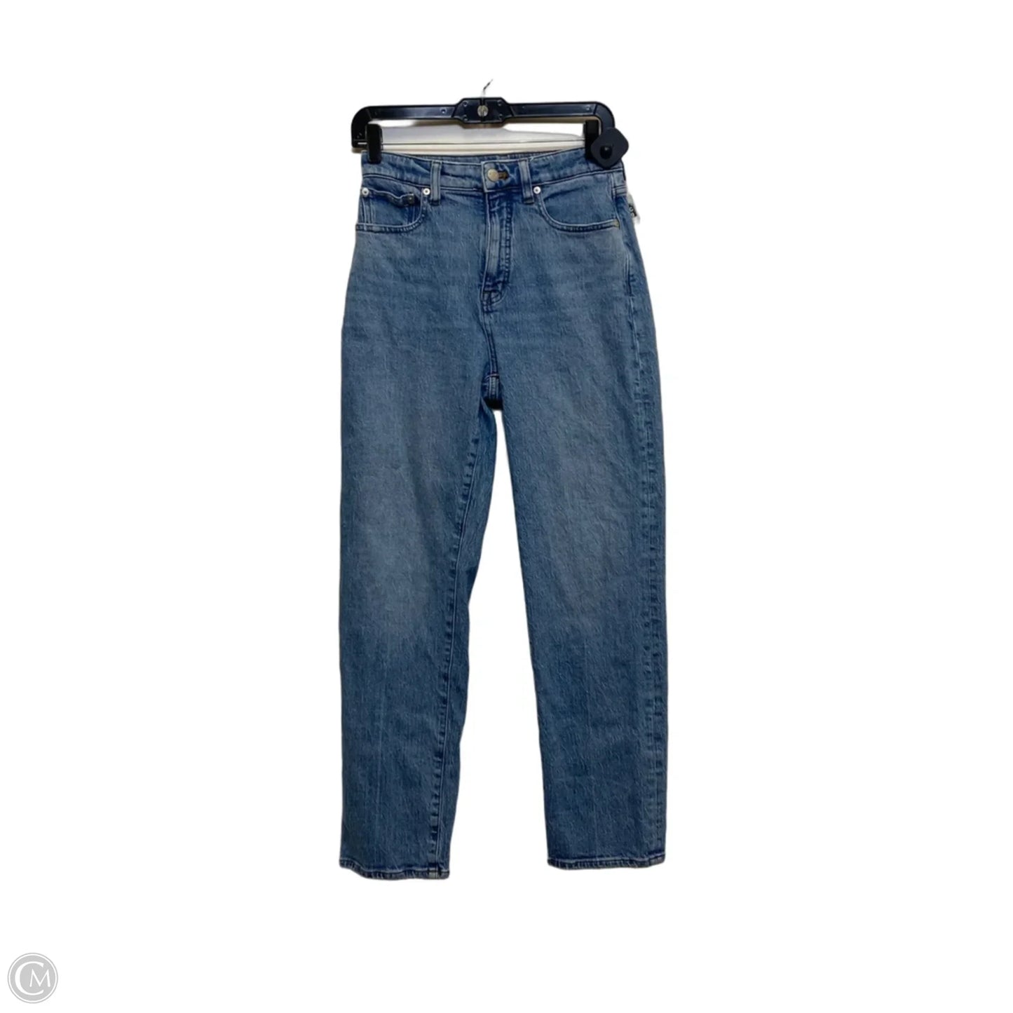 Jeans Straight By Madewell In Blue Denim, Size: 2