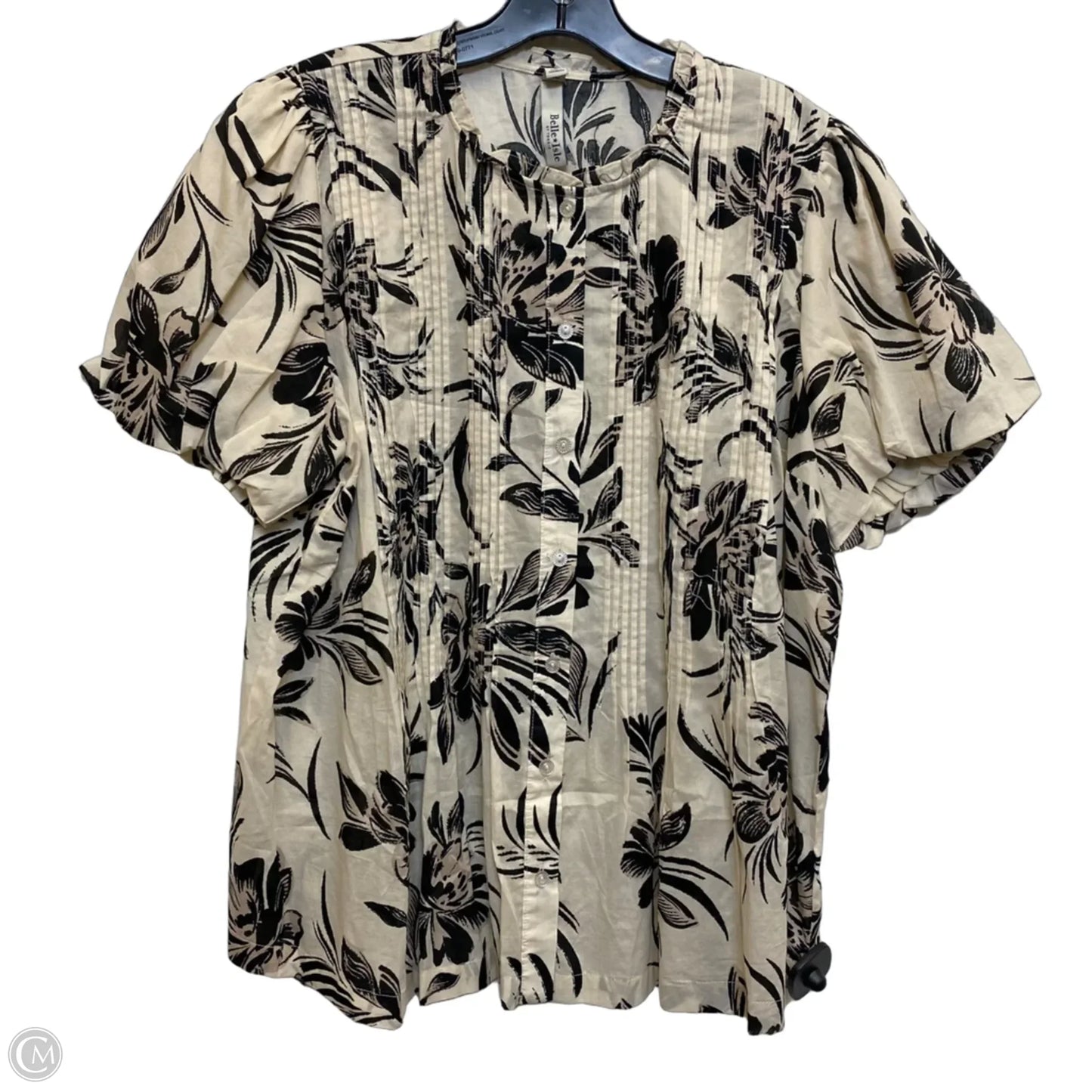 Top Short Sleeve By Torrid In Cream, Size: L