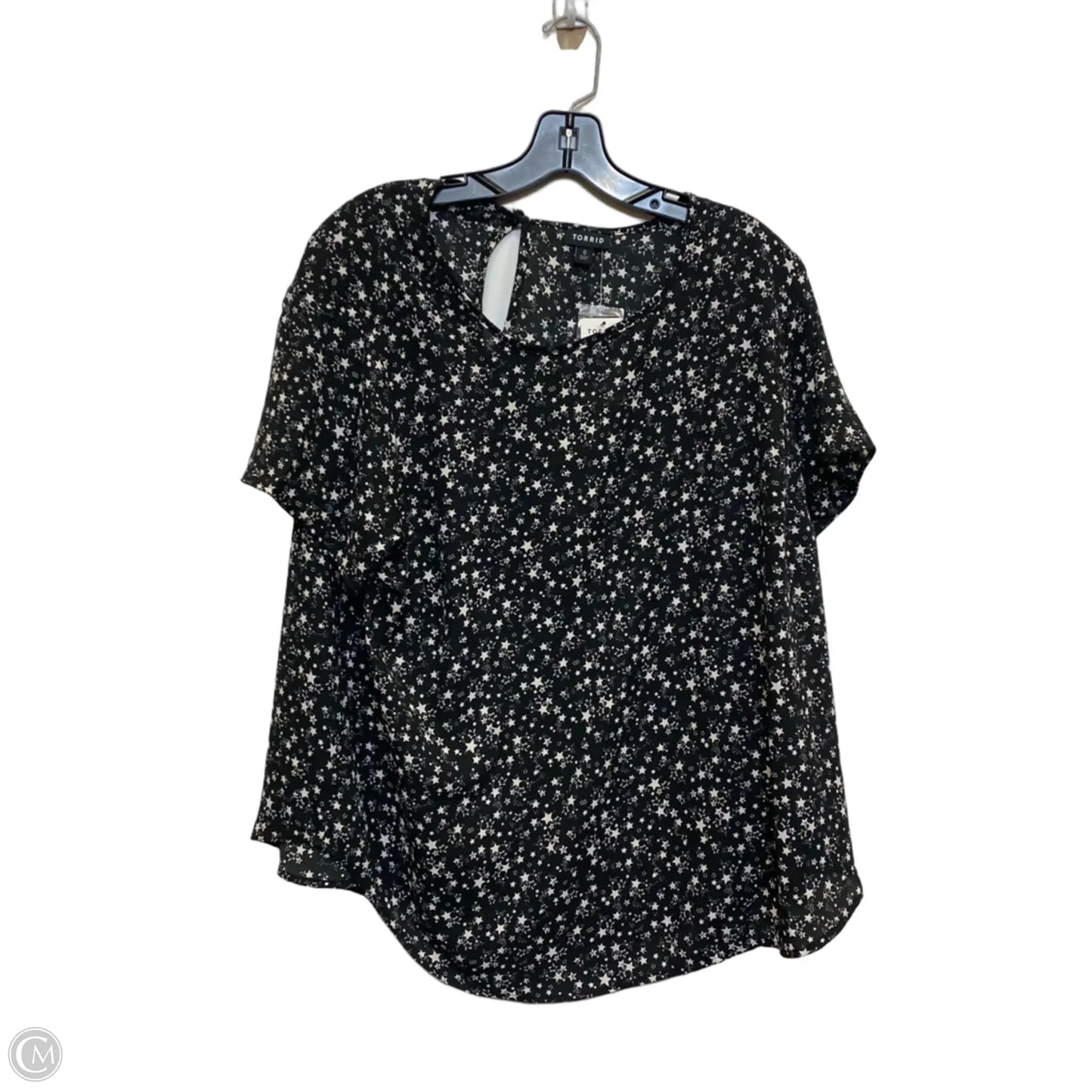 Top Short Sleeve By Torrid In Cream, Size: L