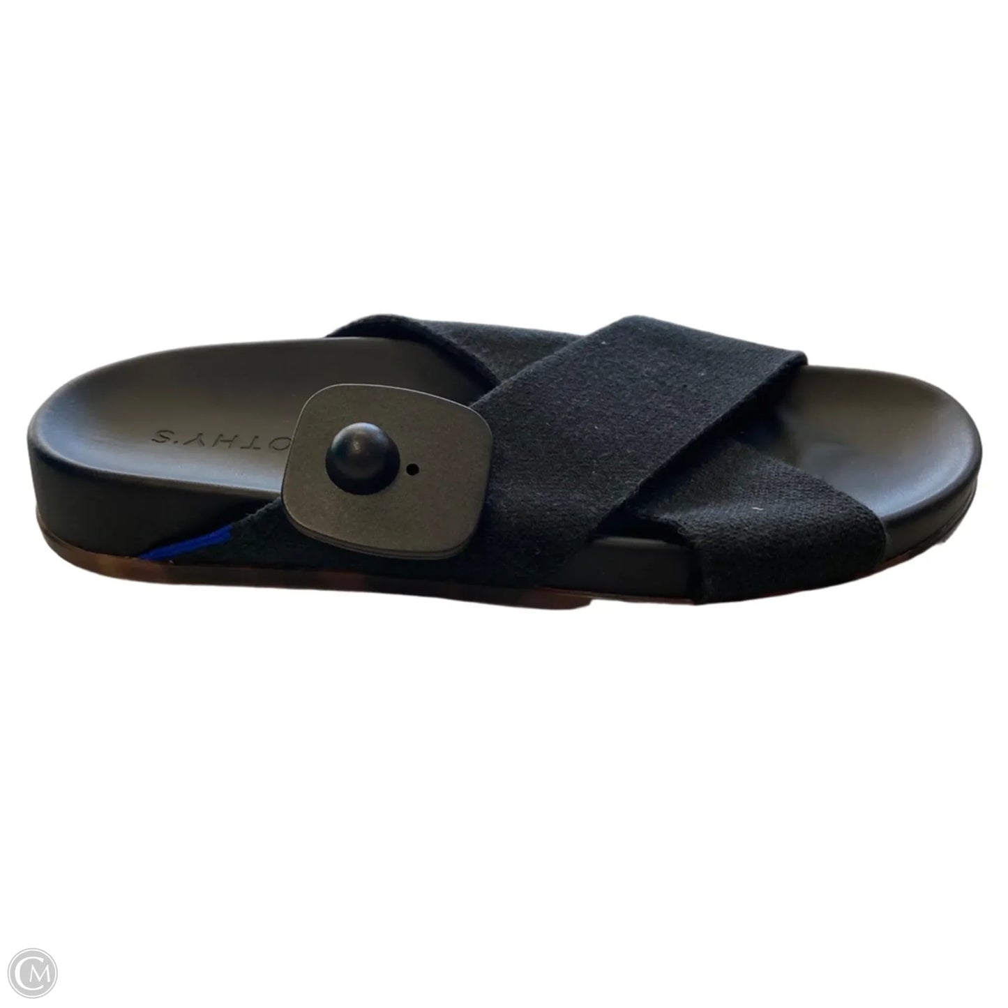 Sandals Designer By Rothys In Black, Size: 8.5