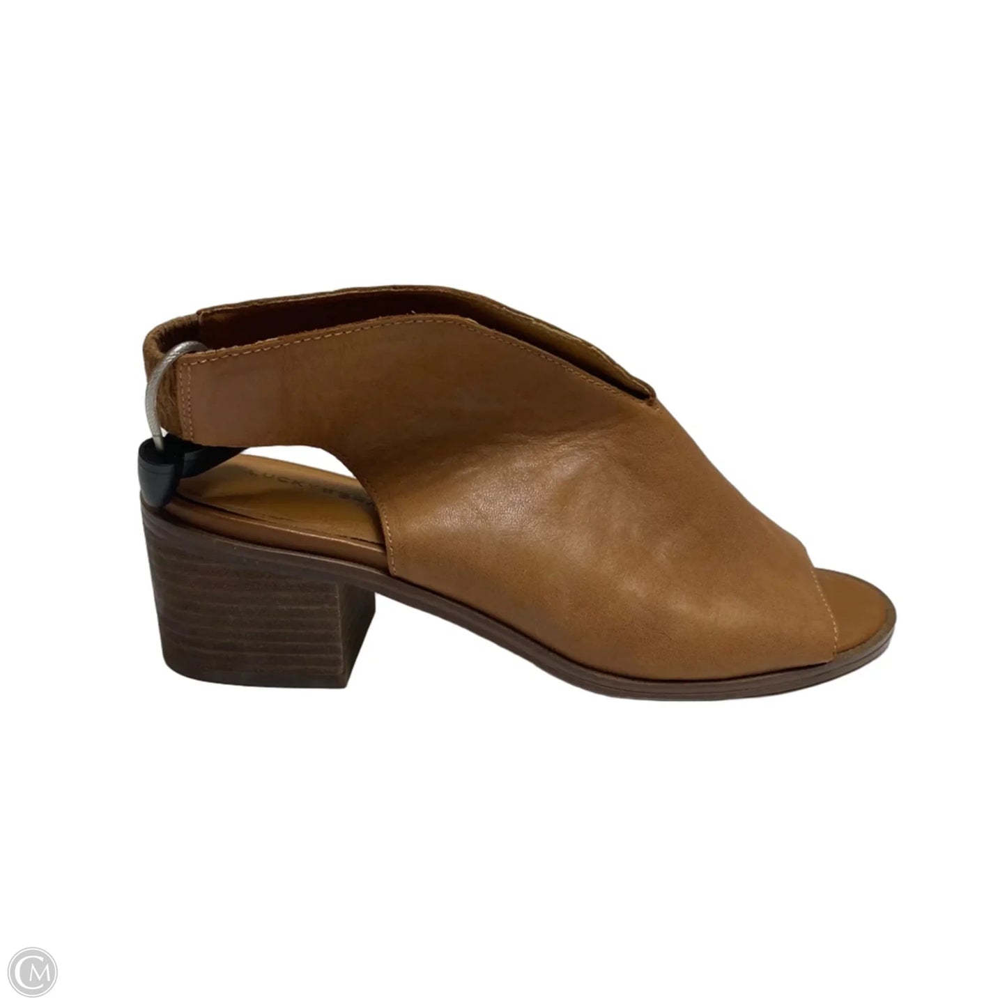 Sandals Heels Block By Lucky Brand In Brown, Size: 9.5