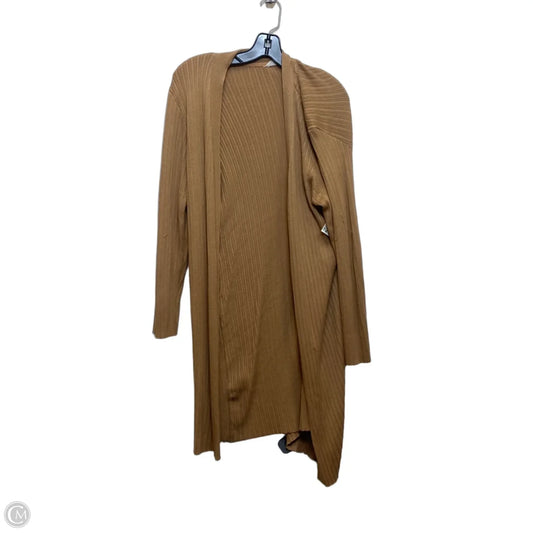 Sweater Cardigan By Time And Tru In Brown, Size: Xxl