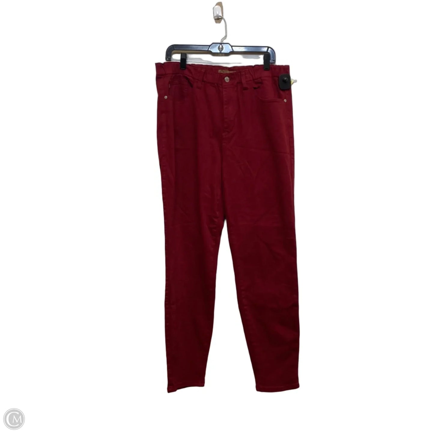Jeans Skinny By Judy Blue In Red, Size: 14