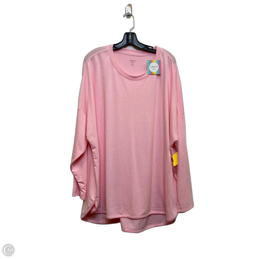 Top Long Sleeve By Crown And Ivy In Pink, Size: 3x
