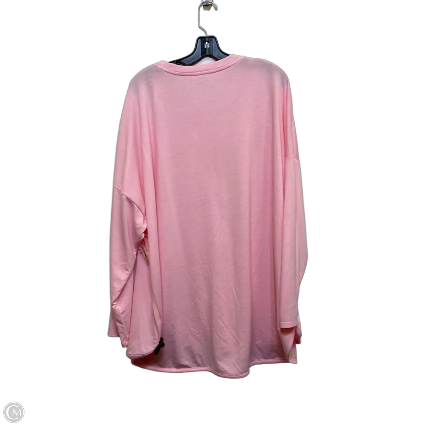 Top Long Sleeve By Crown And Ivy In Pink, Size: 3x