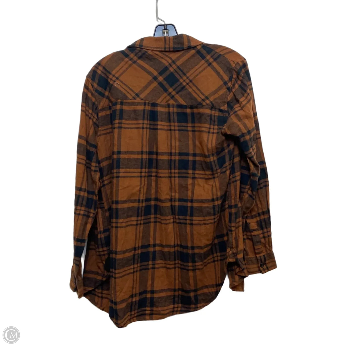Top Long Sleeve By Gap In Brown, Size: M