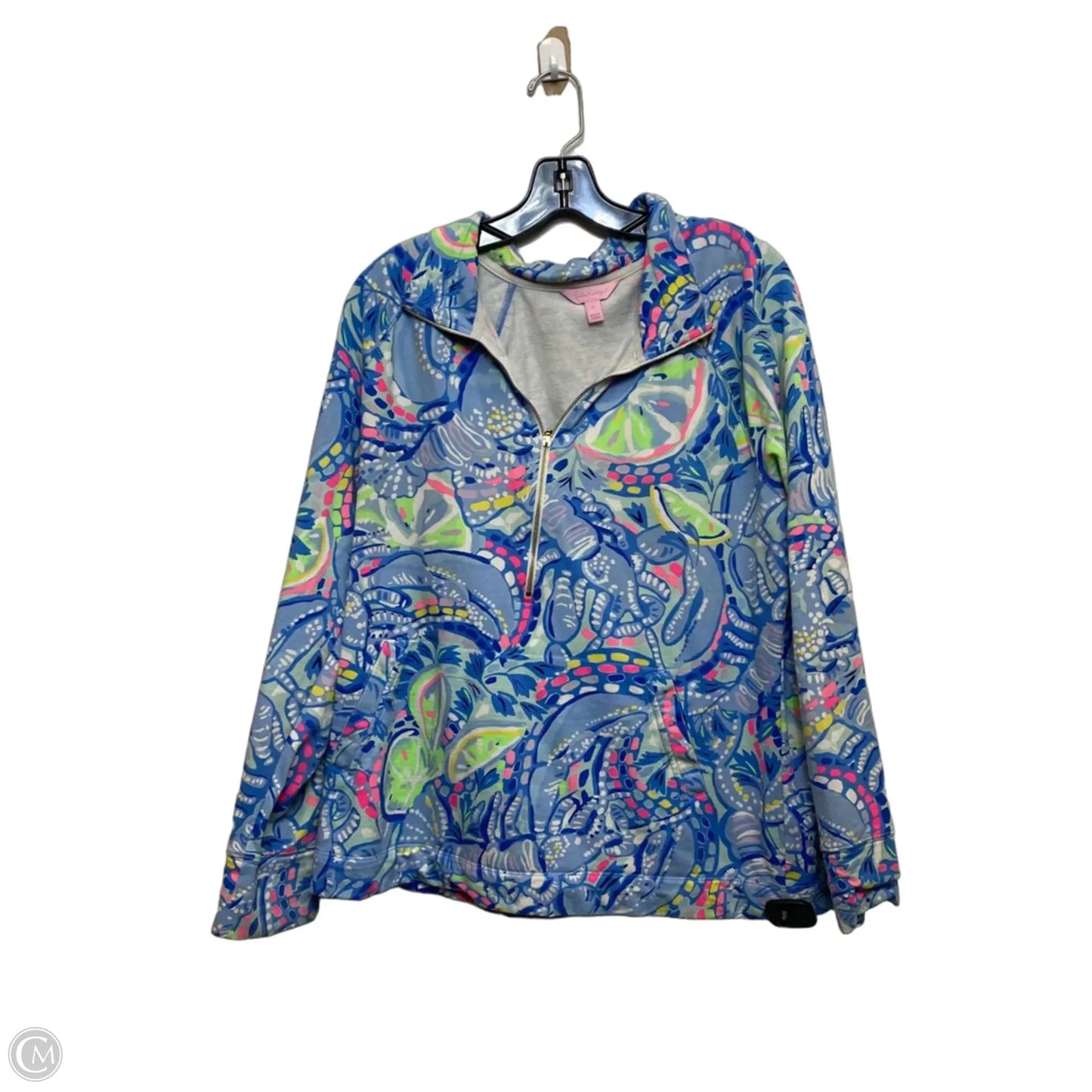 Sweatshirt Designer By Lilly Pulitzer In Blue, Size: Xl