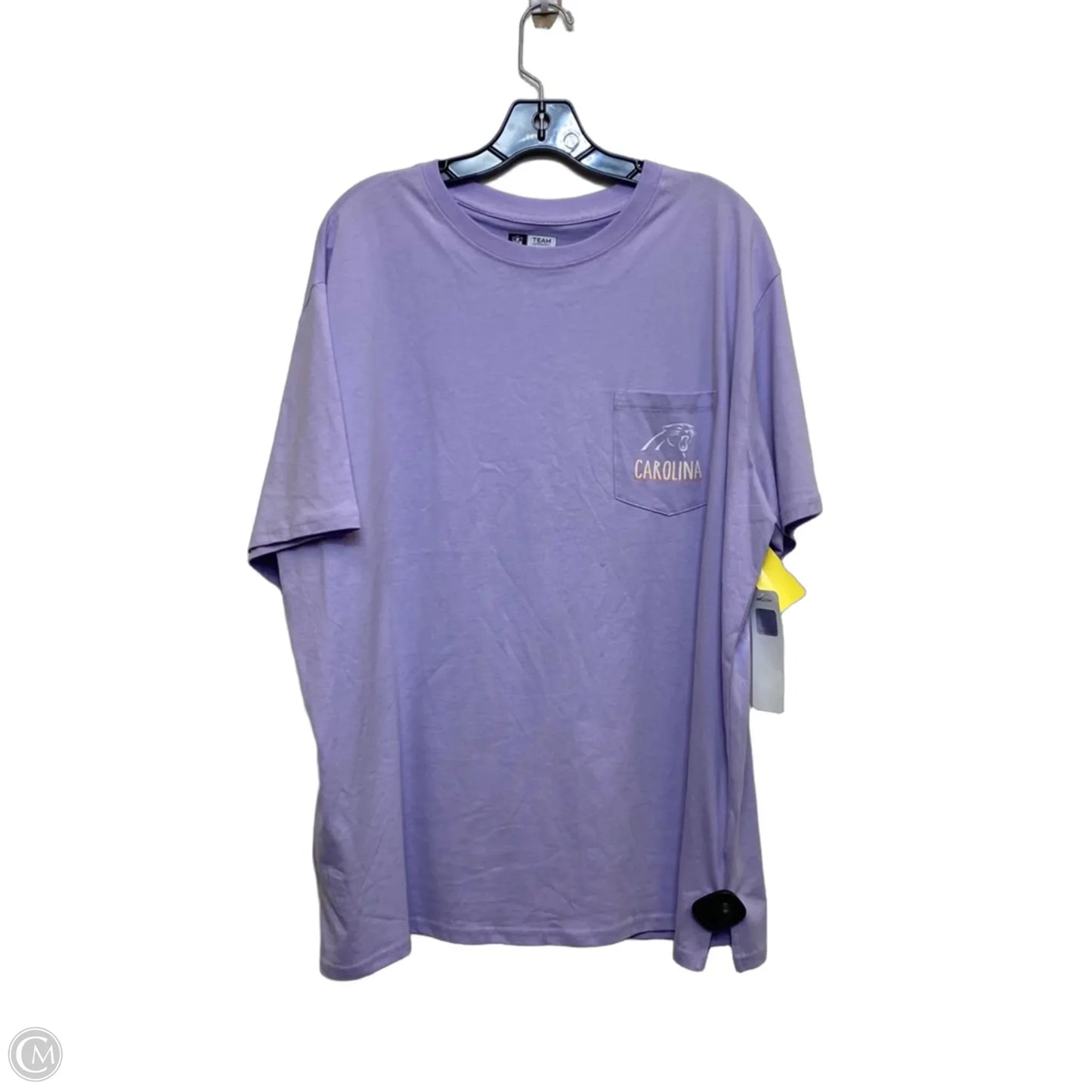 Top Short Sleeve By Nfl In Purple, Size: 2x