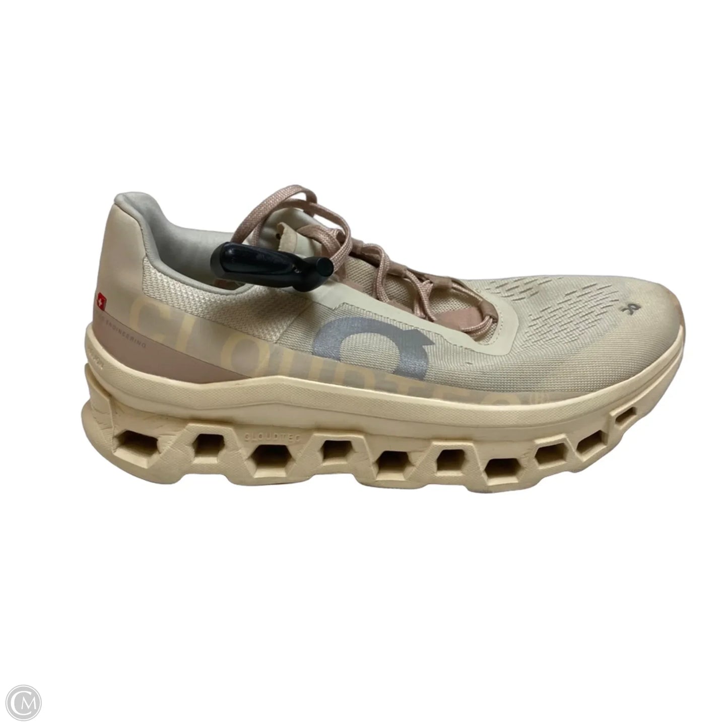 Shoes Athletic By On Cloud In Cream, Size: 9