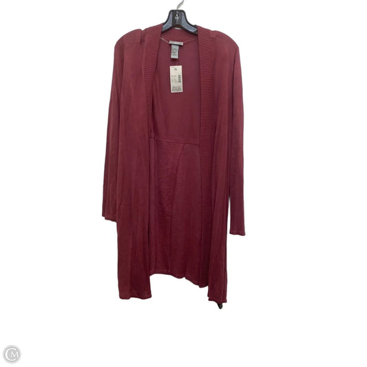 Cardigan By Catherines In Red, Size: 3x