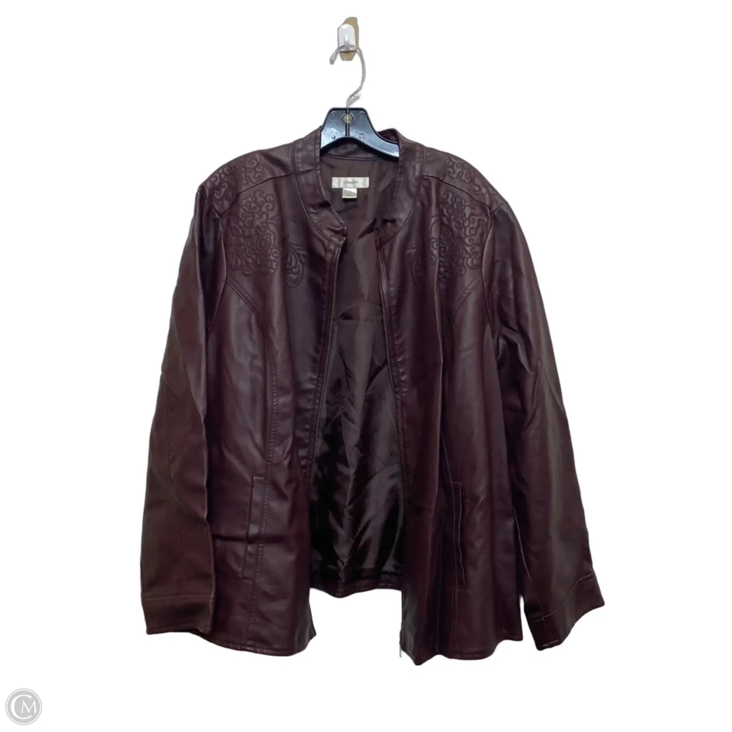 Blazer By Cj Banks In Purple, Size: 3x