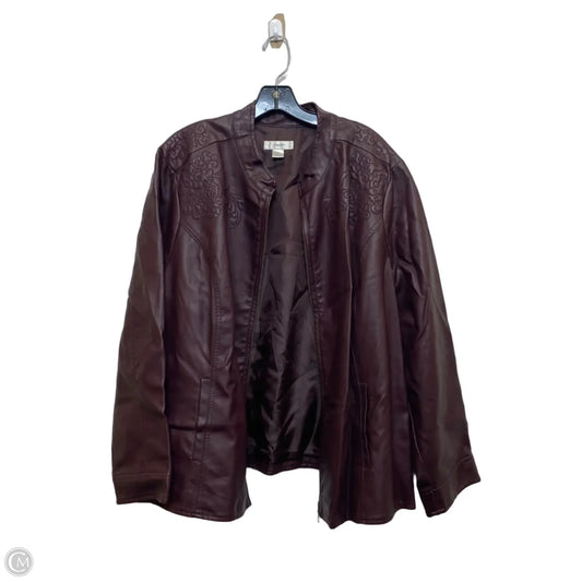 Blazer By Cj Banks In Purple, Size: 3x