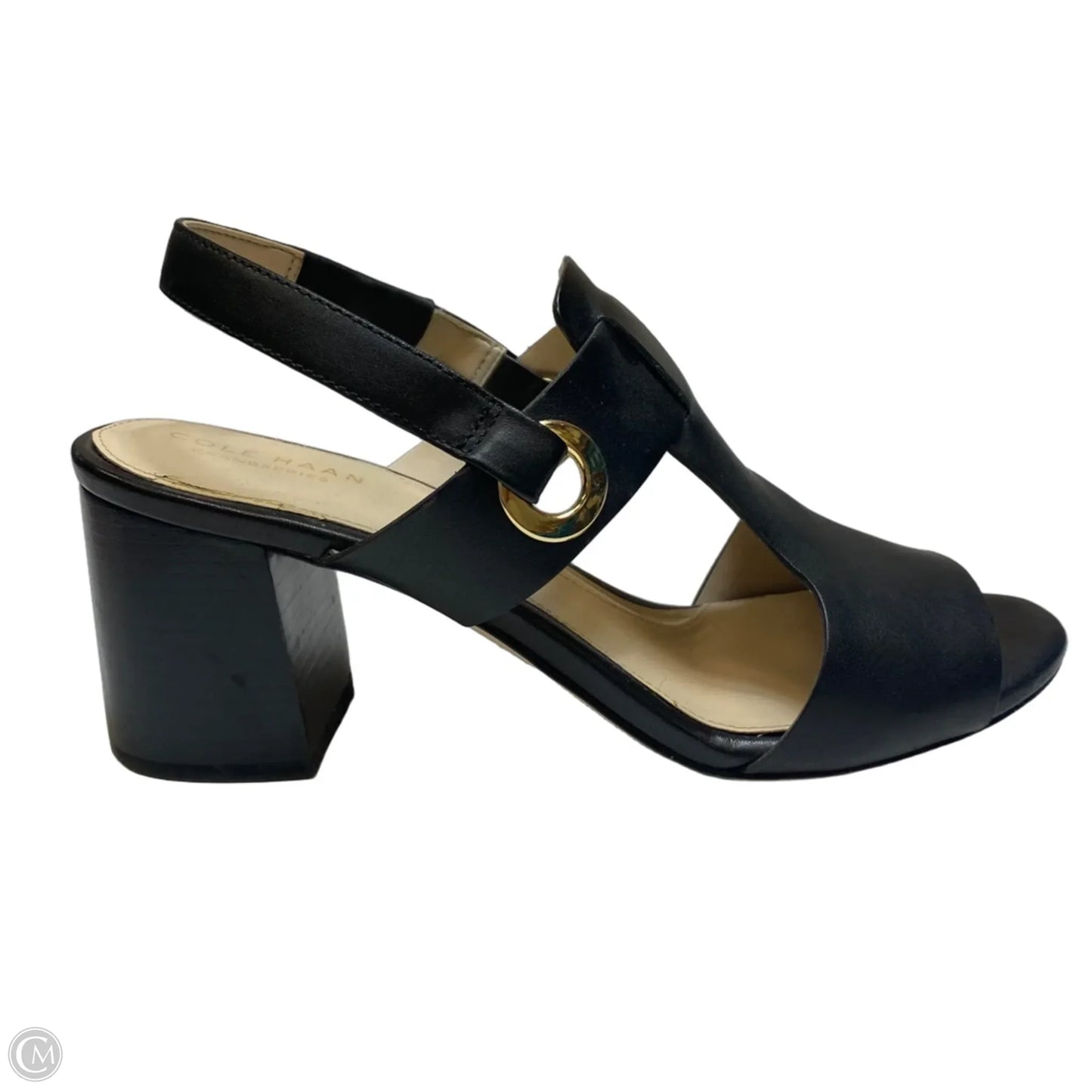 Sandals Designer By Cole-haan In Black, Size: 8.5