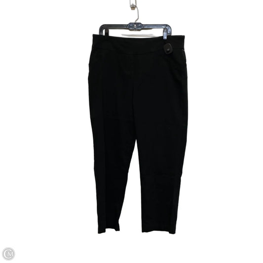 Pants Wide Leg By Kim Rogers In Black, Size: 18