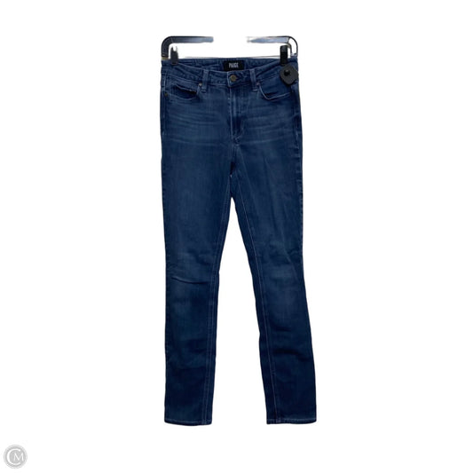 Jeans Designer By Paige In Blue Denim, Size: 4