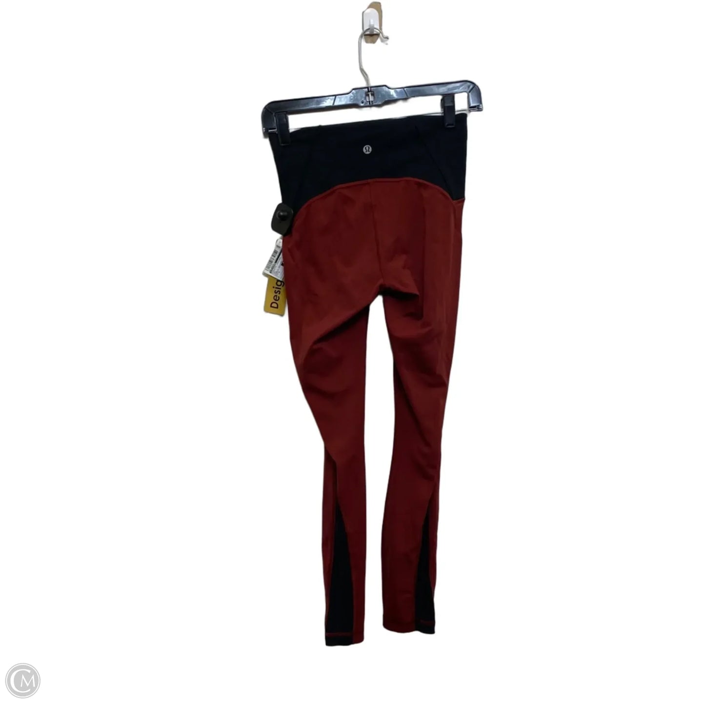Athletic Leggings Designer By Lululemon In Red, Size: S
