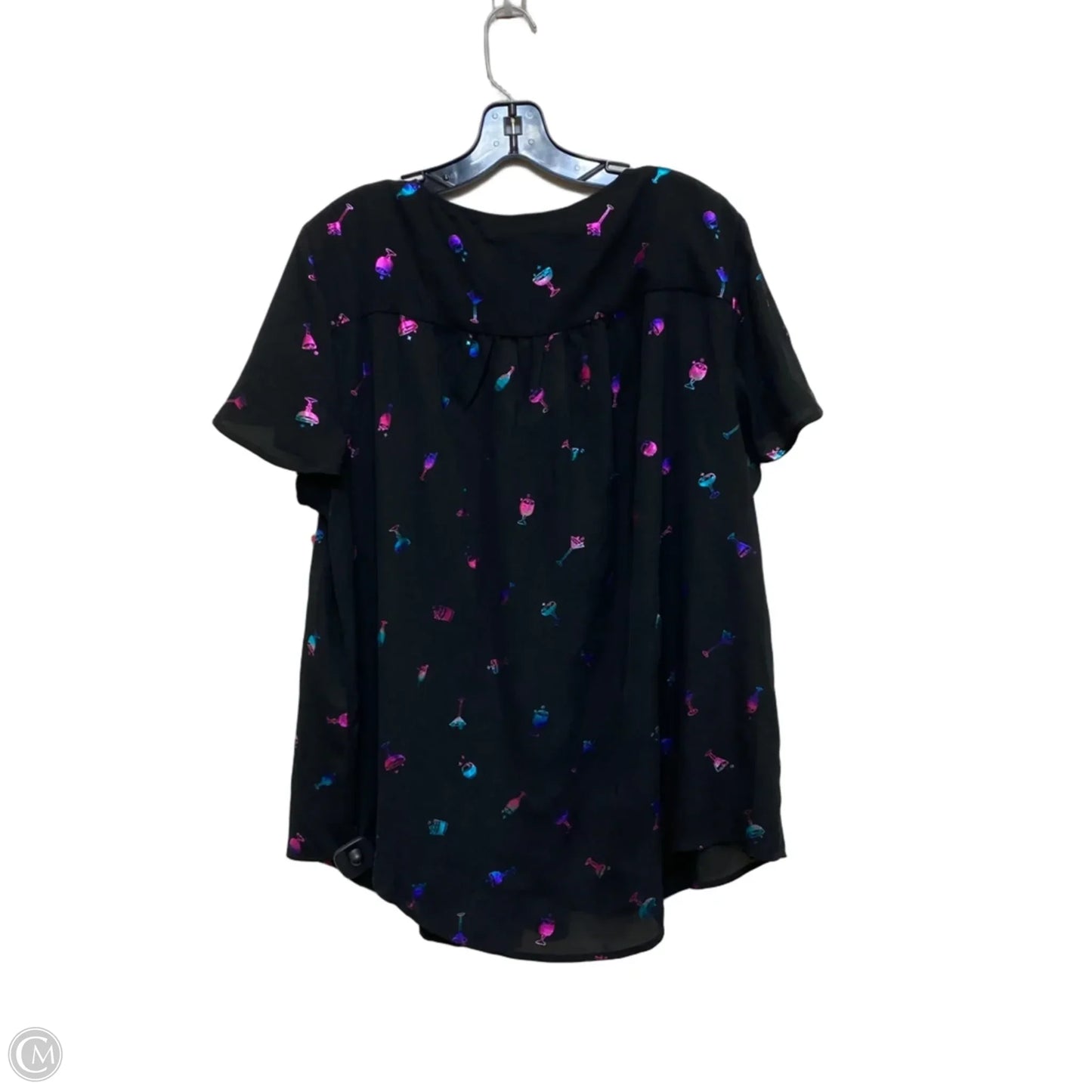 Top Short Sleeve By Torrid In Black, Size: 1x