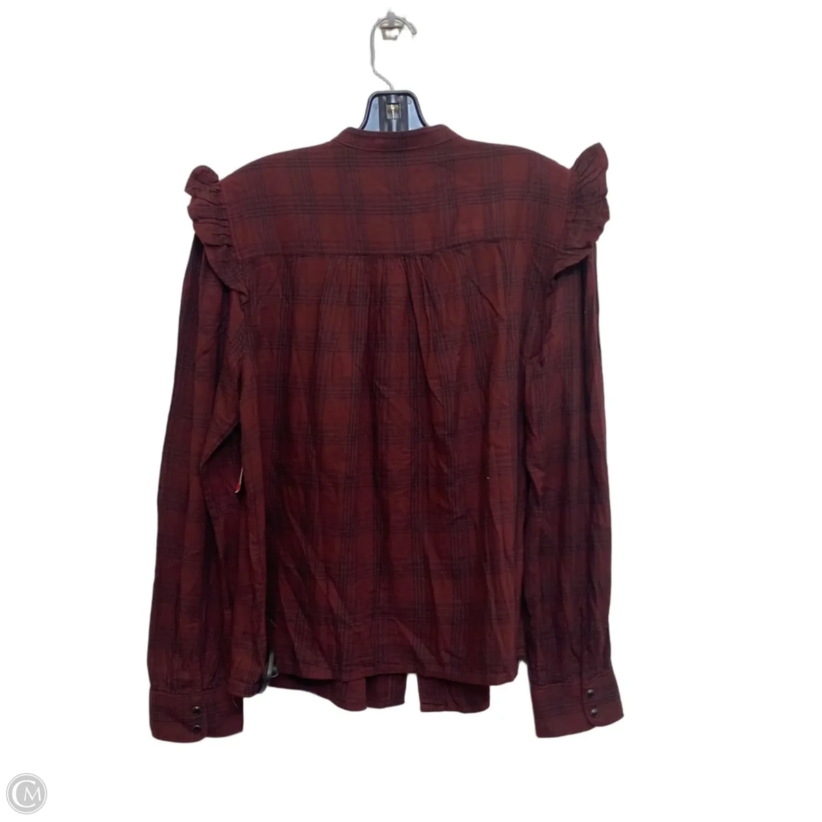 Top Long Sleeve By Levis In Red, Size: L