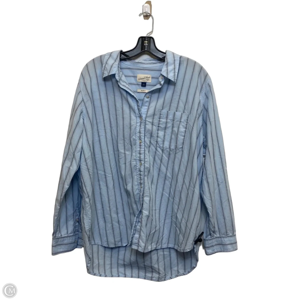 Top Long Sleeve By Universal Thread In Blue, Size: L