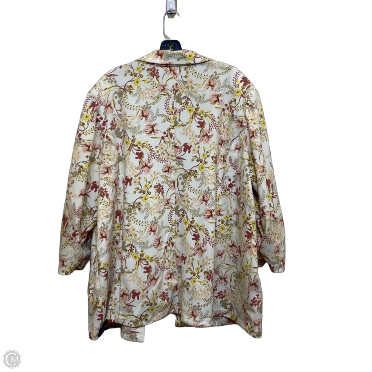 Blazer By Cato In Floral Print, Size: 3x