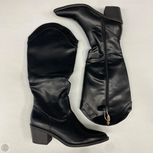 Boots Knee Heels By Dream Pairs In Black, Size: 9