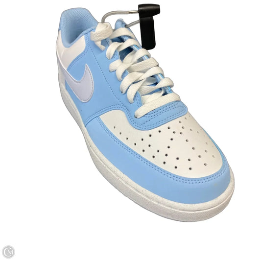 Shoes Sneakers By Nike In Blue & White, Size: 9
