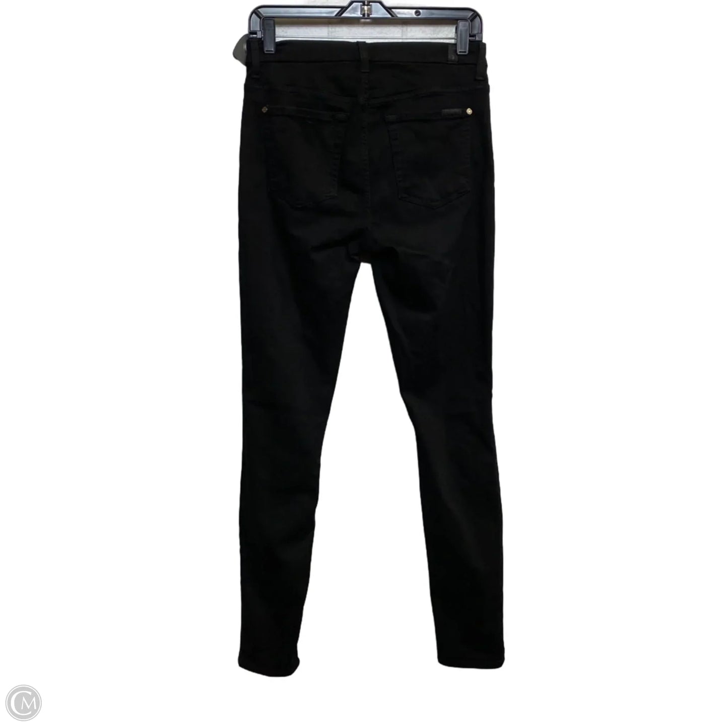 Jeans Designer By 7 For All Mankind In Black, Size: 4