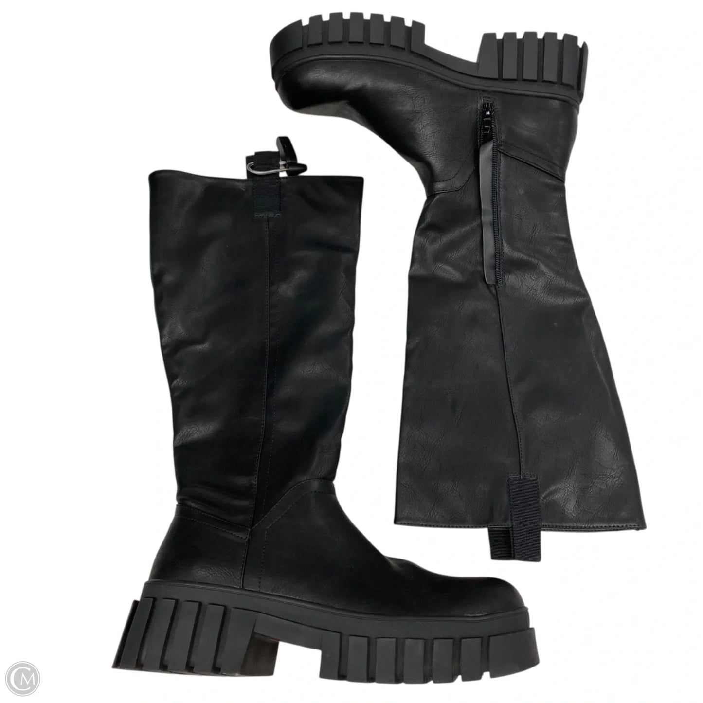 Boots Knee Flats By Mia In Black, Size: 11