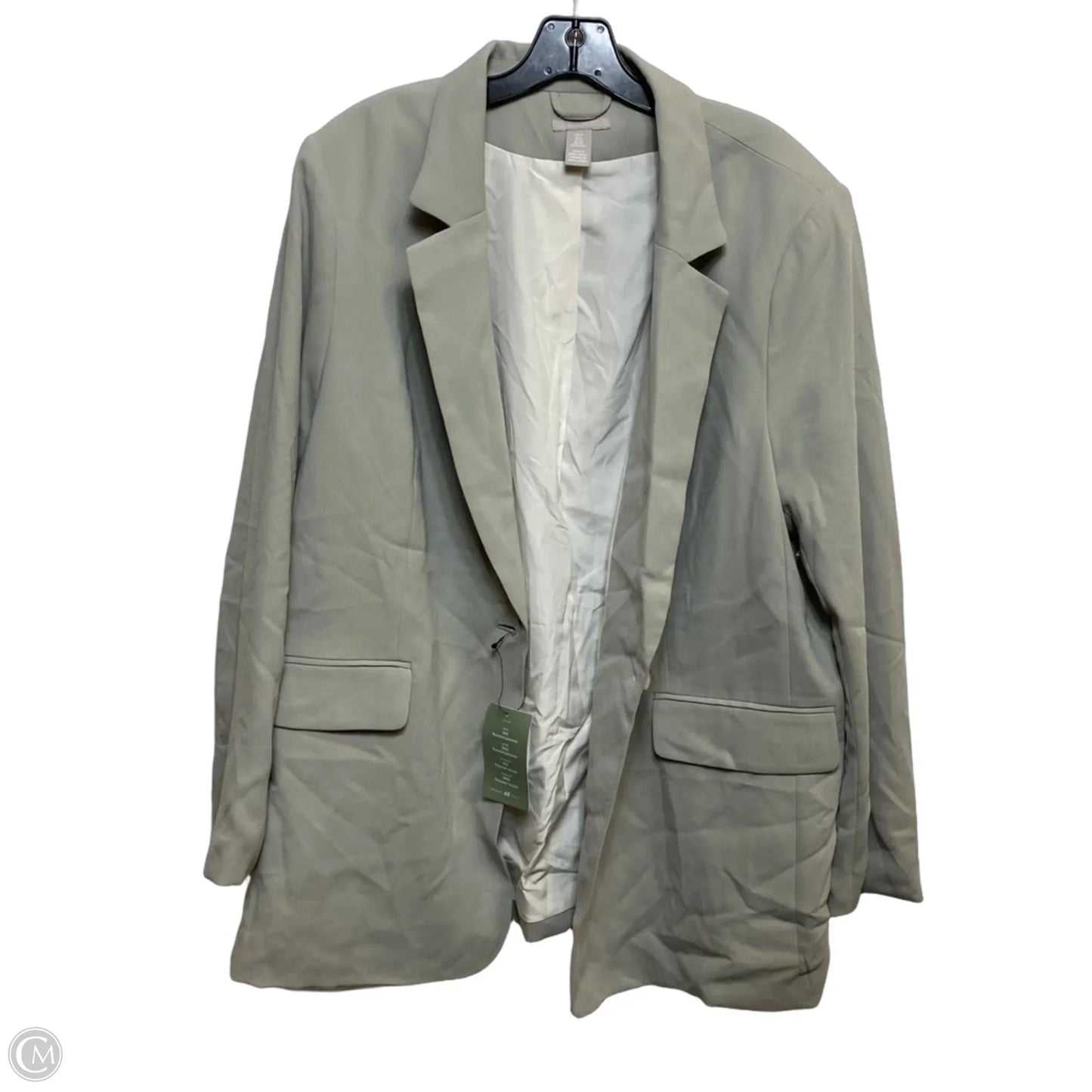 Blazer By H&m In Green, Size: Xl