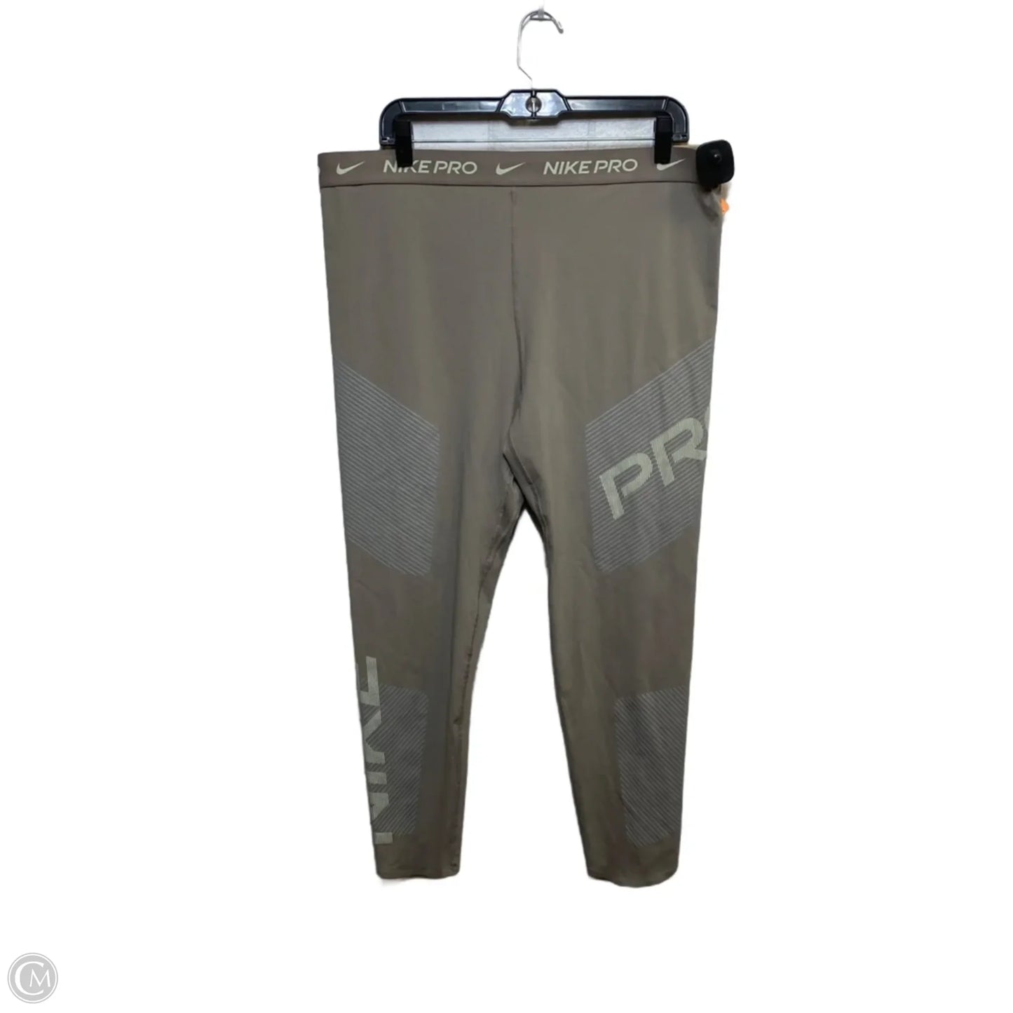 Athletic Pants By Nike In Brown, Size: Xxl