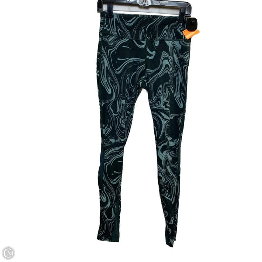 Athletic Leggings By Nike In Green, Size: M