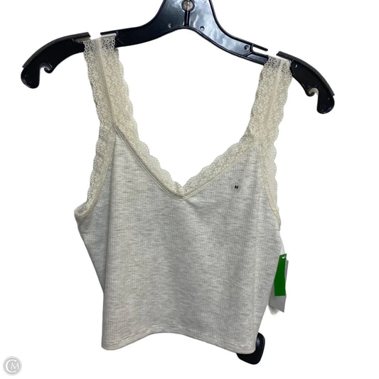 Top Sleeveless By American Eagle In Cream, Size: M