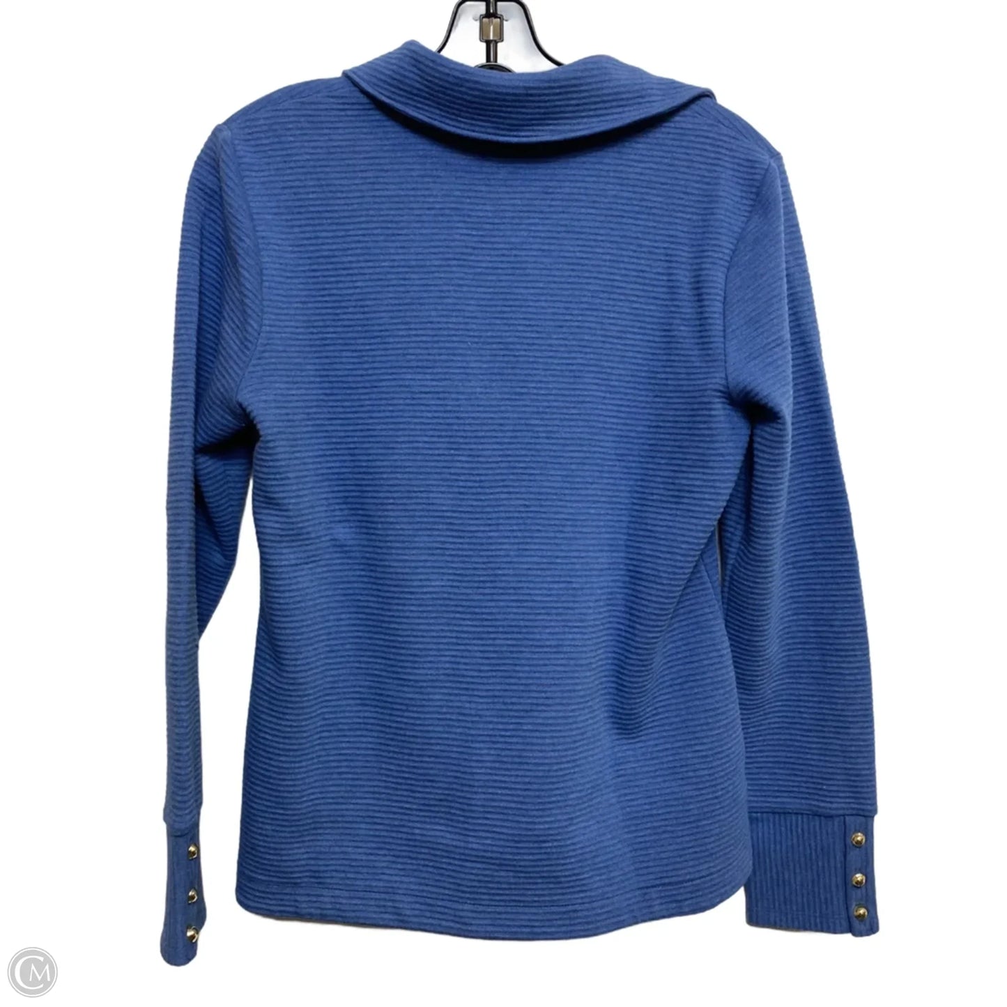 Top Long Sleeve By Talbots In Blue, Size: S