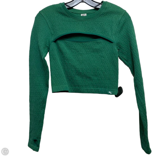 Athletic Top Long Sleeve Crewneck By Joy Lab In Green, Size: M