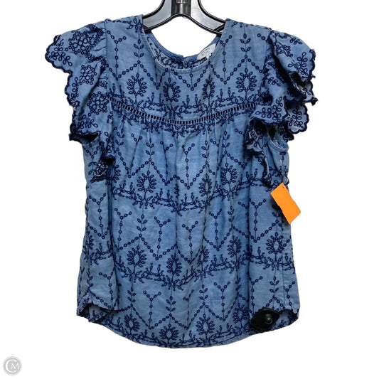 Top Sleeveless By Crown And Ivy In Blue, Size: M