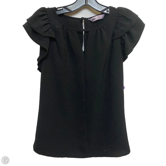 Top Sleeveless By So In Black, Size: Xs